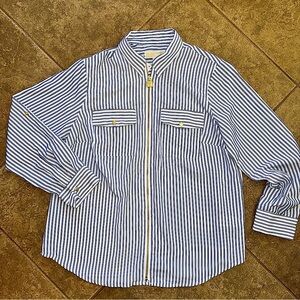 NEW With TAGS - Michael Kors Zip Up Blouse